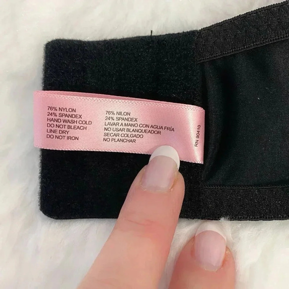 Juicy Couture Sexy Black Push Up Bra size 34C & Cute Cat Lingerie Wash Bag New - Picture 4 of 6